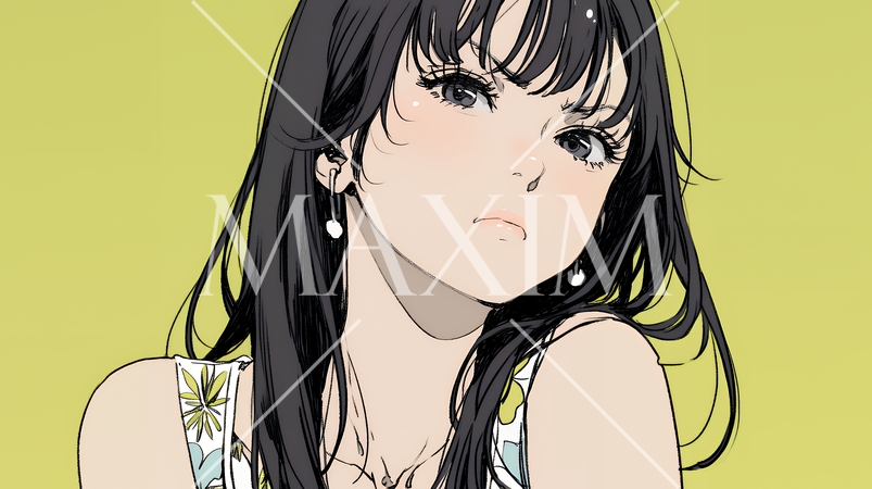 Noという表現を思いっきり顔に表しているる女性