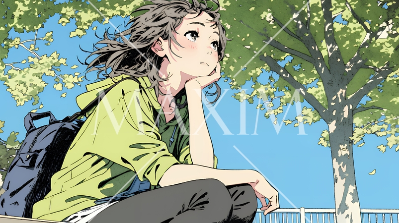 5月病の若い女子大学生