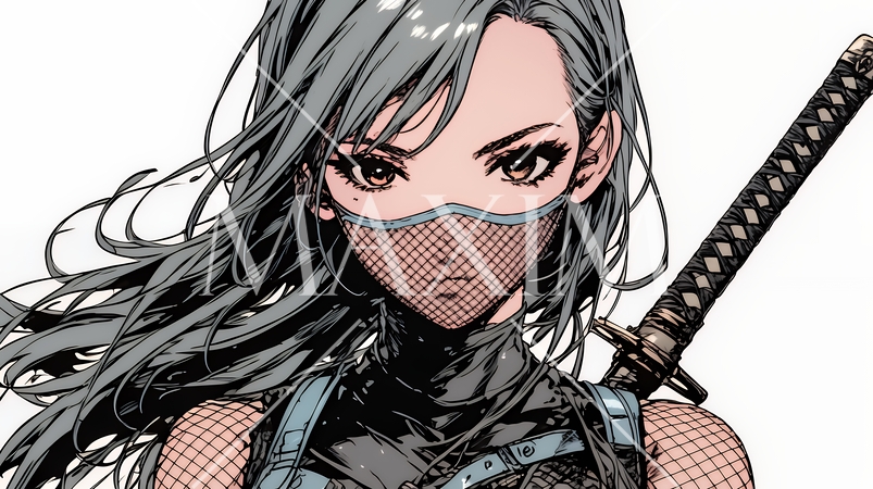 セクシーな女忍者（くノ一）