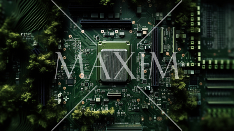 コンピュータ基板のイメージ背景画像：精緻CG画像