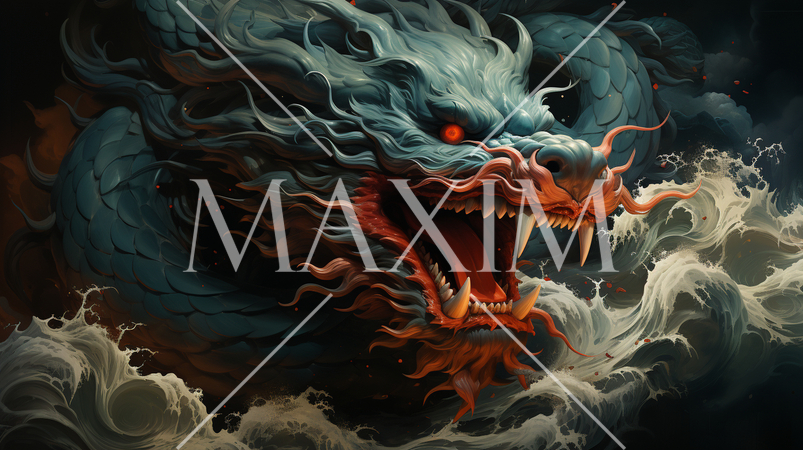 龍のシュールレアリズムぽい描写