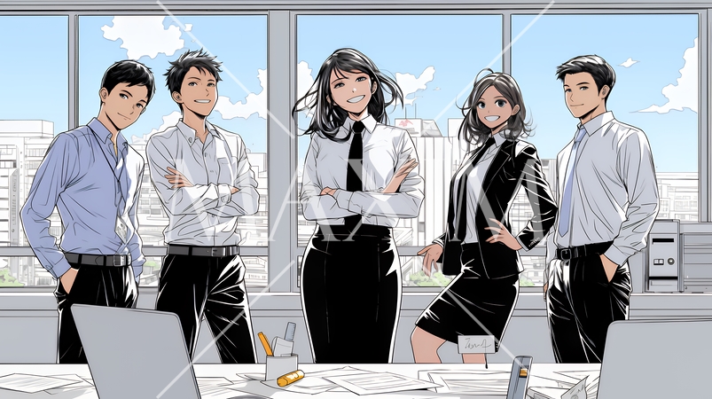 自信満々の女性リーダーが率いるプロジェクトチーム