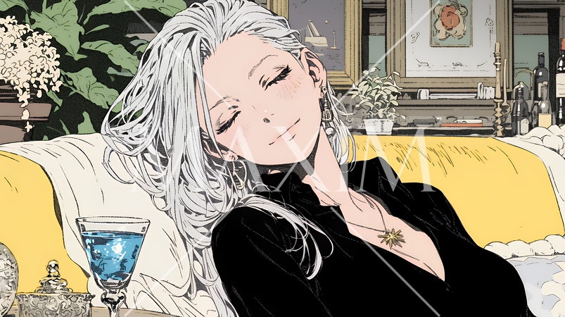 ラグジュアリな生活をしている女性