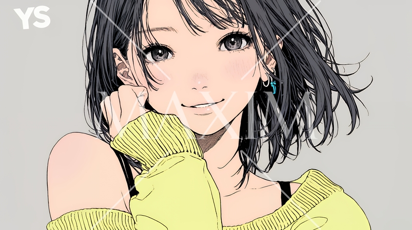 満面の笑みでYesと言っている若い女性