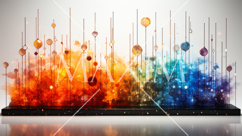 多元宇宙をテーマにした抽象的背景