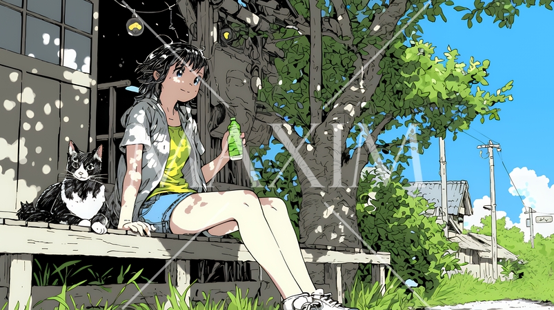 何も予定がない穏やかな休日を過ごしている若い女性