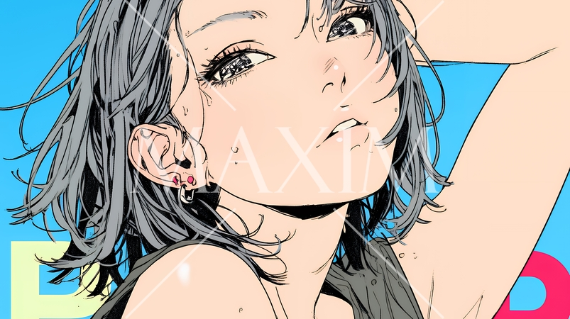 否定的な感情を抱いている若い女性