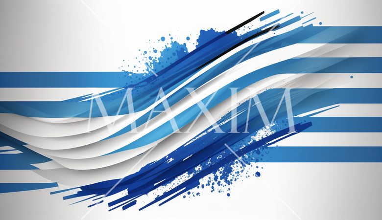 イスラエルの国旗をモチーフにした背景