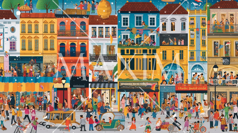 一期一会：多種多様な人々が出会い、感動し、絆を深める瞬間や、人間関係の大切さを表現