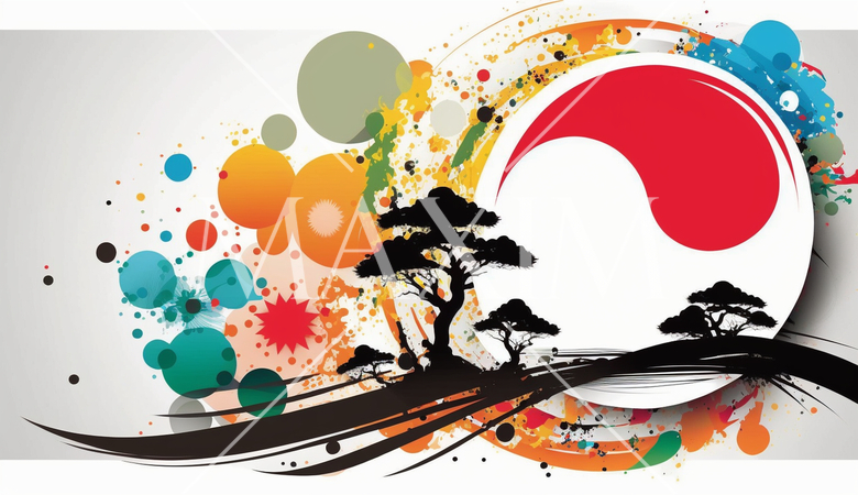 年賀はがき用の年賀状図案