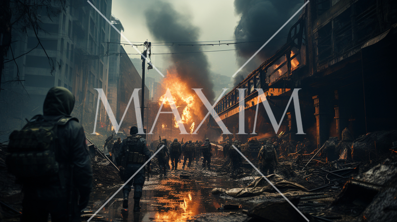 大都市での市街戦：大規模戦争状態