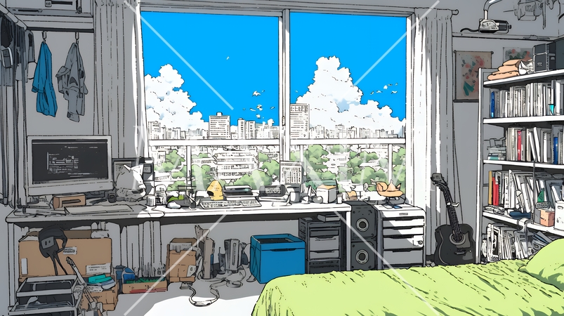 若者の一人部屋