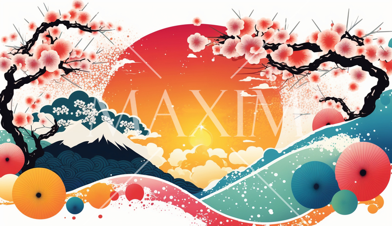 年賀はがき用の年賀状図案