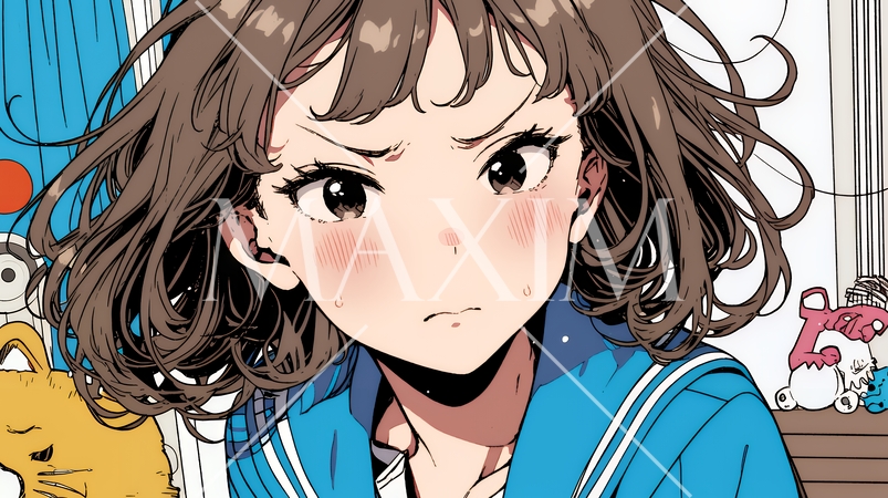 「バカ言ってんじゃないよ」と激怒している女子高生