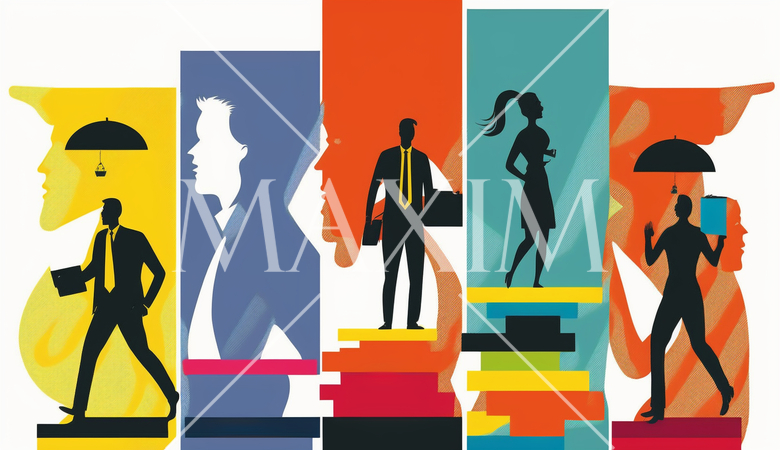 仕事のストレスとバランス：ストレスを感じるビジネスパーソン、ワークライフバランスの取り方。