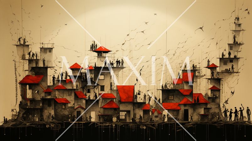 格差社会を抽象的に表現