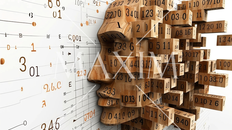 売上計画などの数値計画に悩んでいる人のイメージ