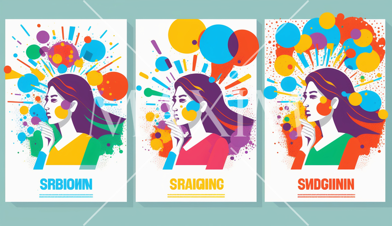 仕事の問題解決：問題解決のシーン、アイデアを出すプロセス。