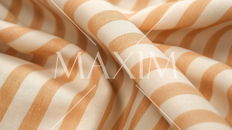 ストライプ柄の麻の生地の背景画像：精緻CG画像
