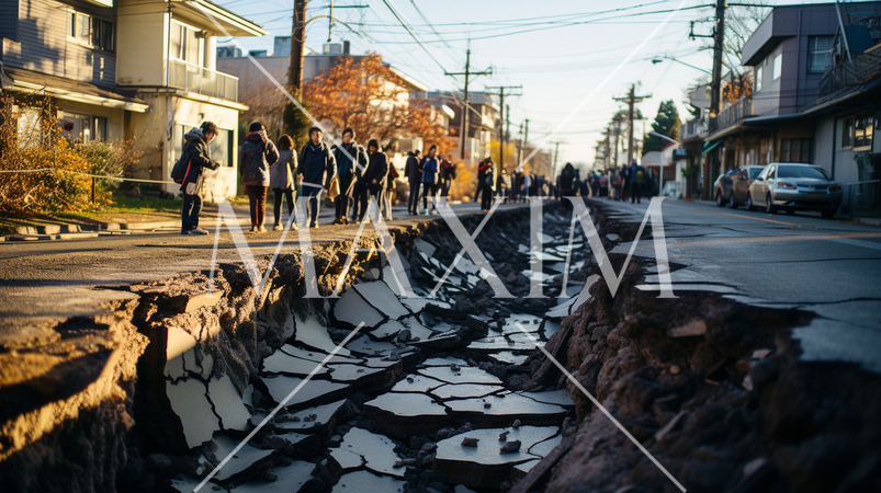 都市で起こった大規模な地盤陥没