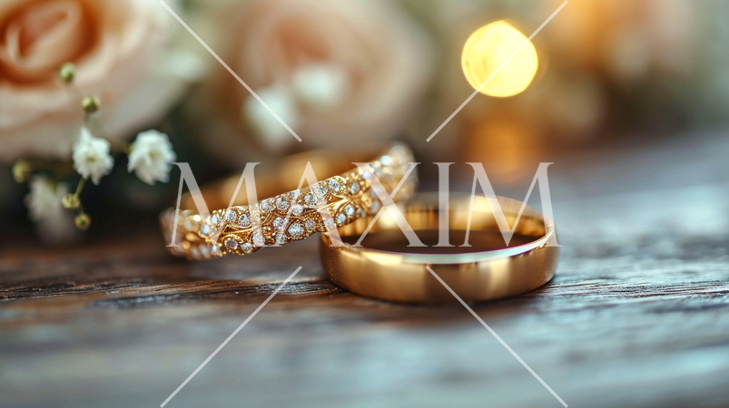 結婚式をイメージした白基調の背景画像