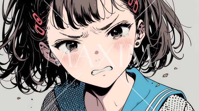 「バカ言ってんじゃないよ」と激怒している女子高生