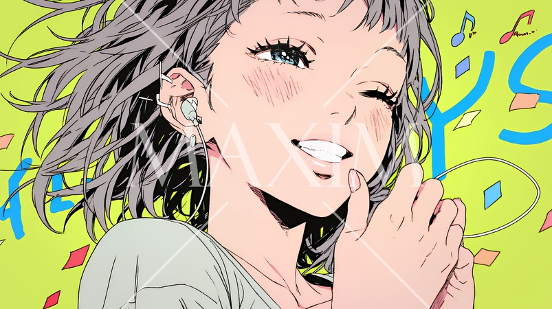 満面の笑みでYesと言っている若い女性