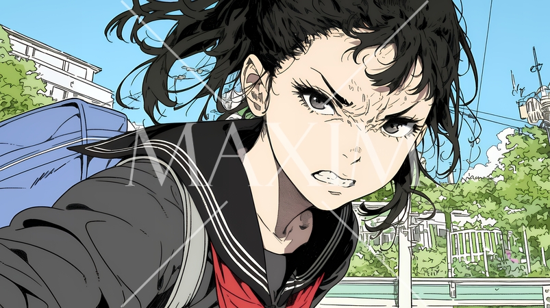 「バカ言ってんじゃないよ」と激怒している女子高生