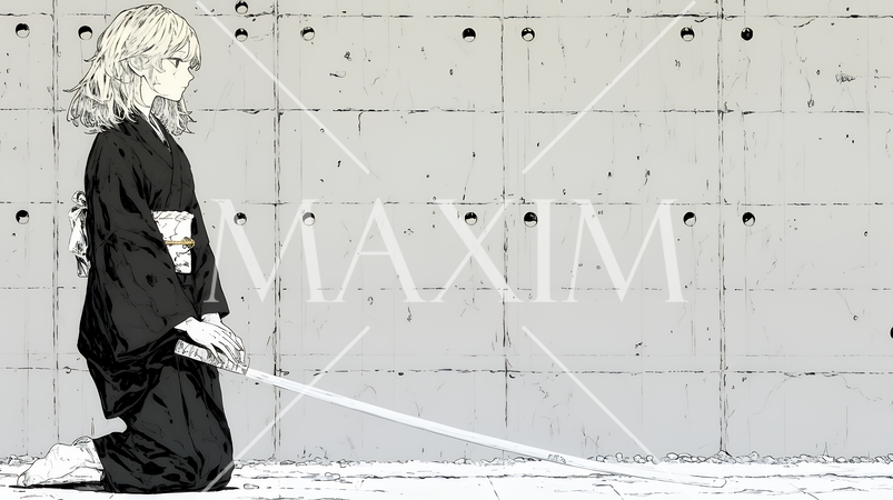 葬儀で黒紋付を着た女性