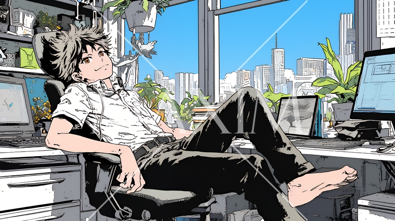 ワーカホリック：家に帰っても仕事・勉強ばかり