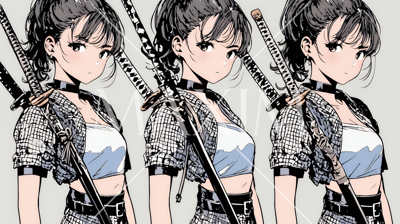 セクシーな女忍者（くノ一）