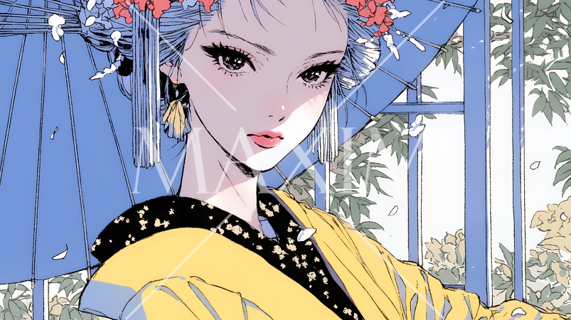 花魁（おいらん）現代風