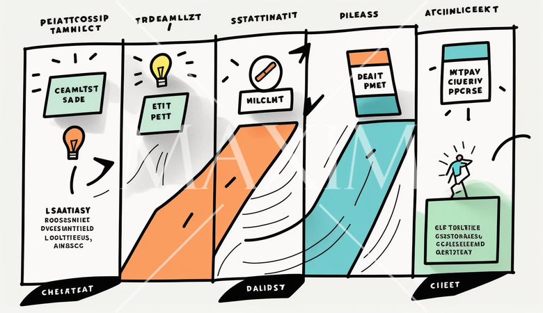 業務効率化：プロセスの可視化と自動化