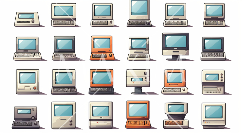 各種パソコン（PC)のアイコンのリファレンスシート