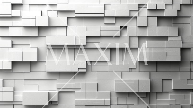 なめらかな白色調のタイルの壁をイメージした背景