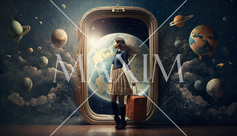 潜在意識、自我など人間が内包する意識をイメージ