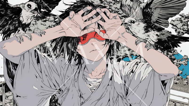 人と怪異が共存する世界｜対立と調和・多様性を象徴するファンタジーコンセプトイメージ