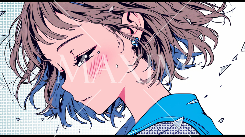 失恋して気落ちしている女の子