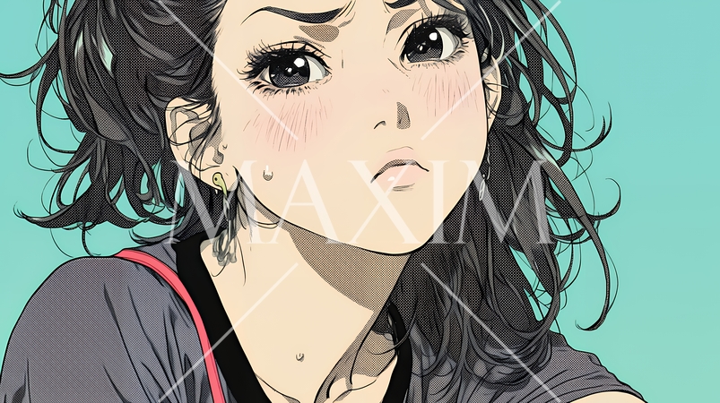 Noという表現を思いっきり顔に表しているる女性