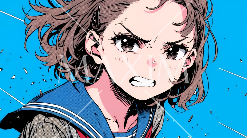 「バカ言ってんじゃないよ」と激怒している女子高生