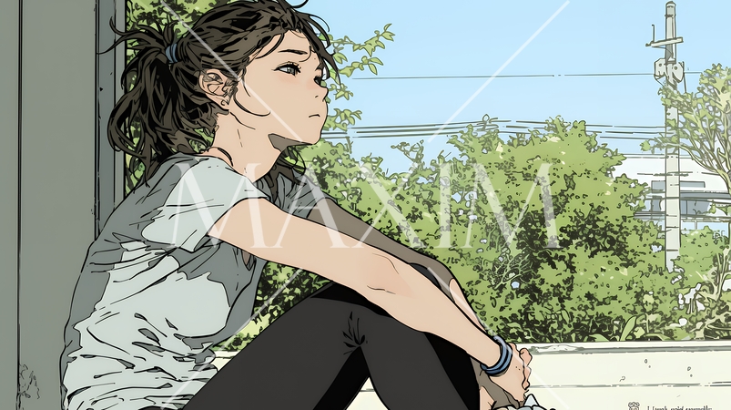 「私は非力で臆病です」と落ち込んでいる