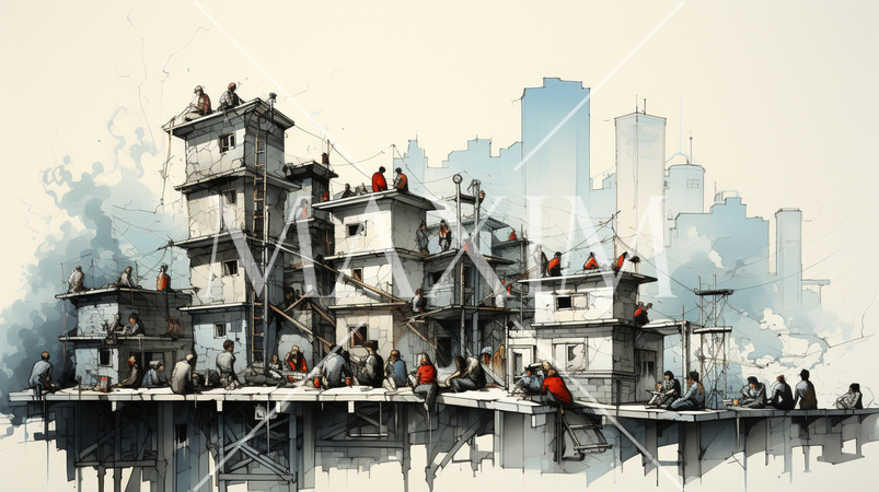 格差社会を抽象的に表現